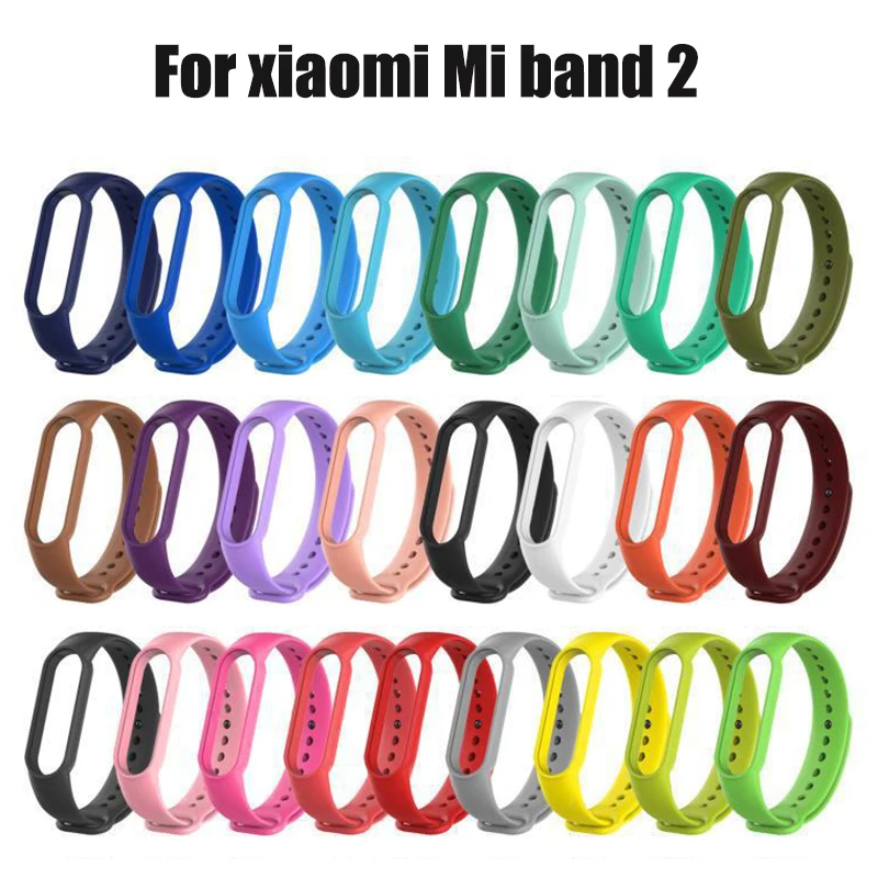 Оригинальный ремешок BUMVOR для браслета xiaomi Mi Band 2 сменный силиконовый браслет