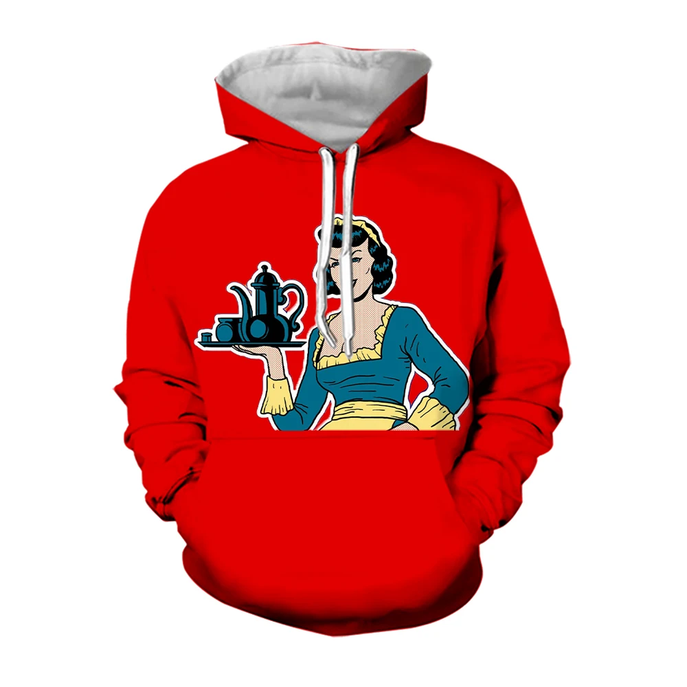 

Jumeast 3d Y2k Hoodies Vintage Maid Graphic Hoodie Aesthetic Colorful Hoody Designer Streetwear Top 2000s Clothes for Men Yk2