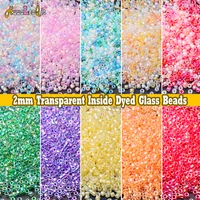 510g 2mm transparent inside miyuki glass beads 110 japan loose spacer seed beads for needlework jewelry making diy garment sew