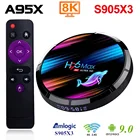 Приставка Смарт-ТВ H96 MAX X3, Android 9,0, 4 + 128 ГБ, Amlogic S905X3