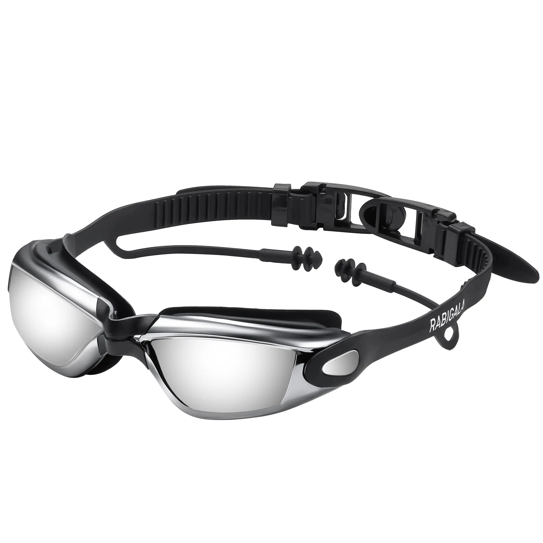 Очки для плавания RABIGALA с защитой от запотевания и УФ-лучей