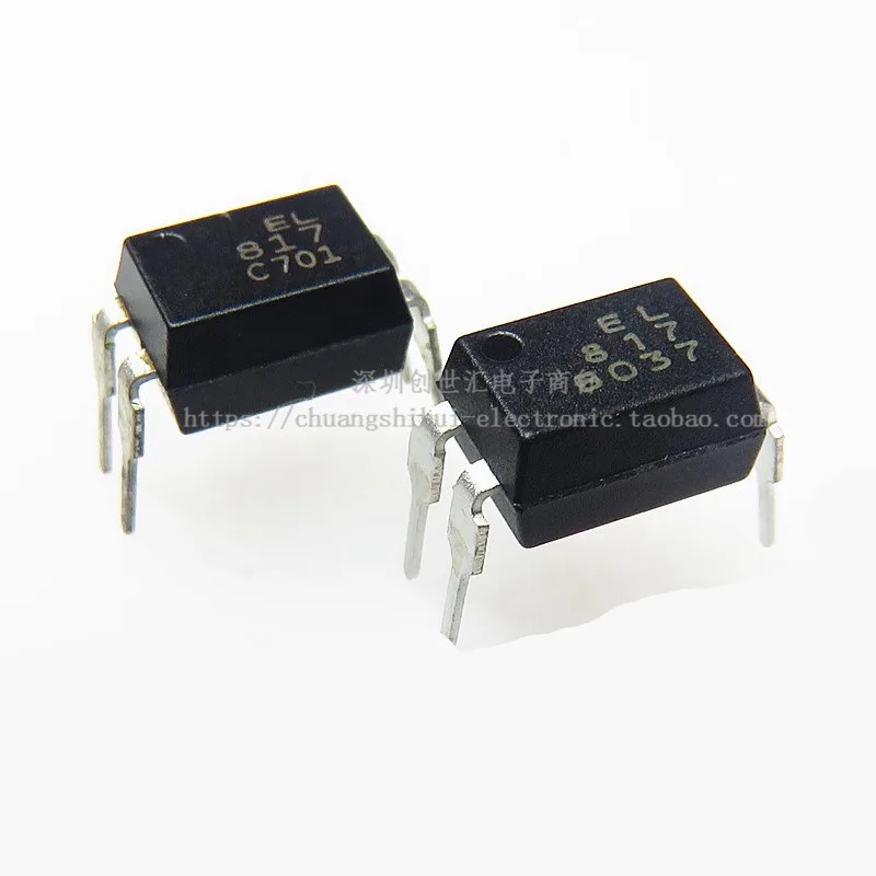 

New original EL817 EL817B EL817C gear PC817 in-line DIP-4 single-way optocoupler
