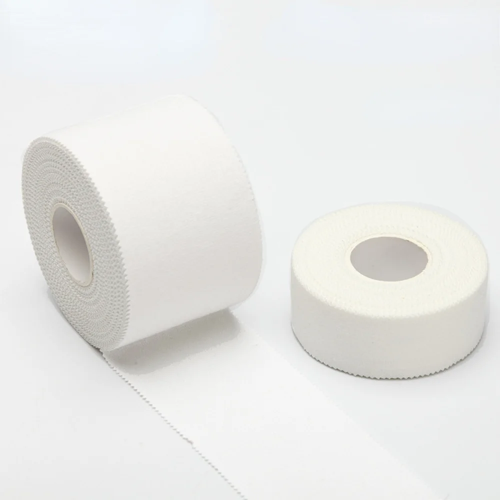 

Cotton White Medical Premium Adhesive Tape Sport Binding Physio Muscle Elastic Bandage for Post-Surgical Incisions Wound Care