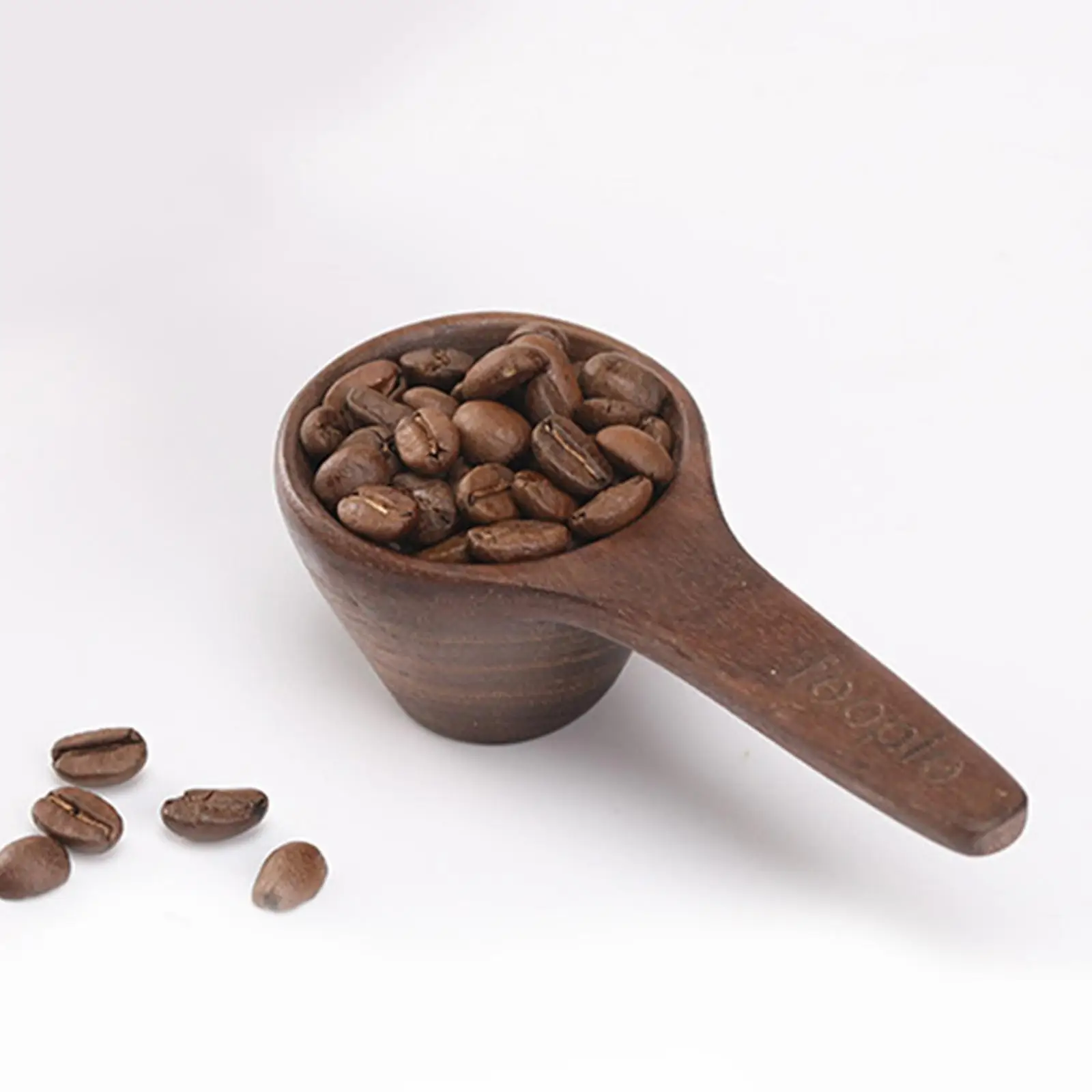 10g Walnut Wooden Measuring Spoon Scoop Coffee Beans Kitchen Home Baking Tool Measuring Tools for Kitchen