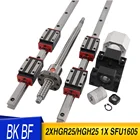 2 шт. HGR25 Любой Длина 11000мм 1150 мм + BKBF + 1 набор SFU1605 4 шт. HGH25CA HGW25CC линейный направляющий вал