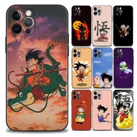 cute japanese manga anime dragonball z phone case for iphone 11 12 13 pro max 7 8 se xr xs max 5 5s 6 6s plus soft silicon cover