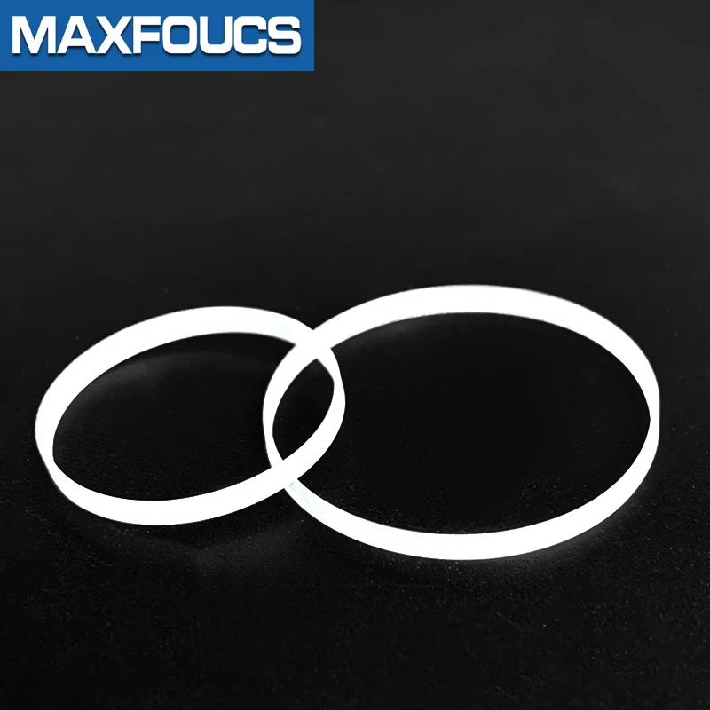 [total 49pcs] White  Gasket For Front Glass 16-40mm Dia High 1.7 Thick 0.4mm Watch Gasket Parts  Free Shipping