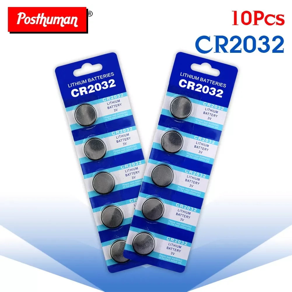 

NEW 10PCS cr2032 Button Cell Batteries 3V CR 2032 DL2032 KCR2032 ECR2032 Lithium Coin Battery For Watch Remote Control Calculato