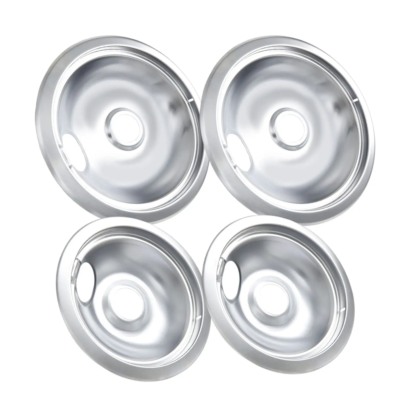 

Round Hob Cover Drip Oil Filter Tray Stove Burner Drip Pans for Electric Stove Top Thickening to Prevent Bending and Rust
