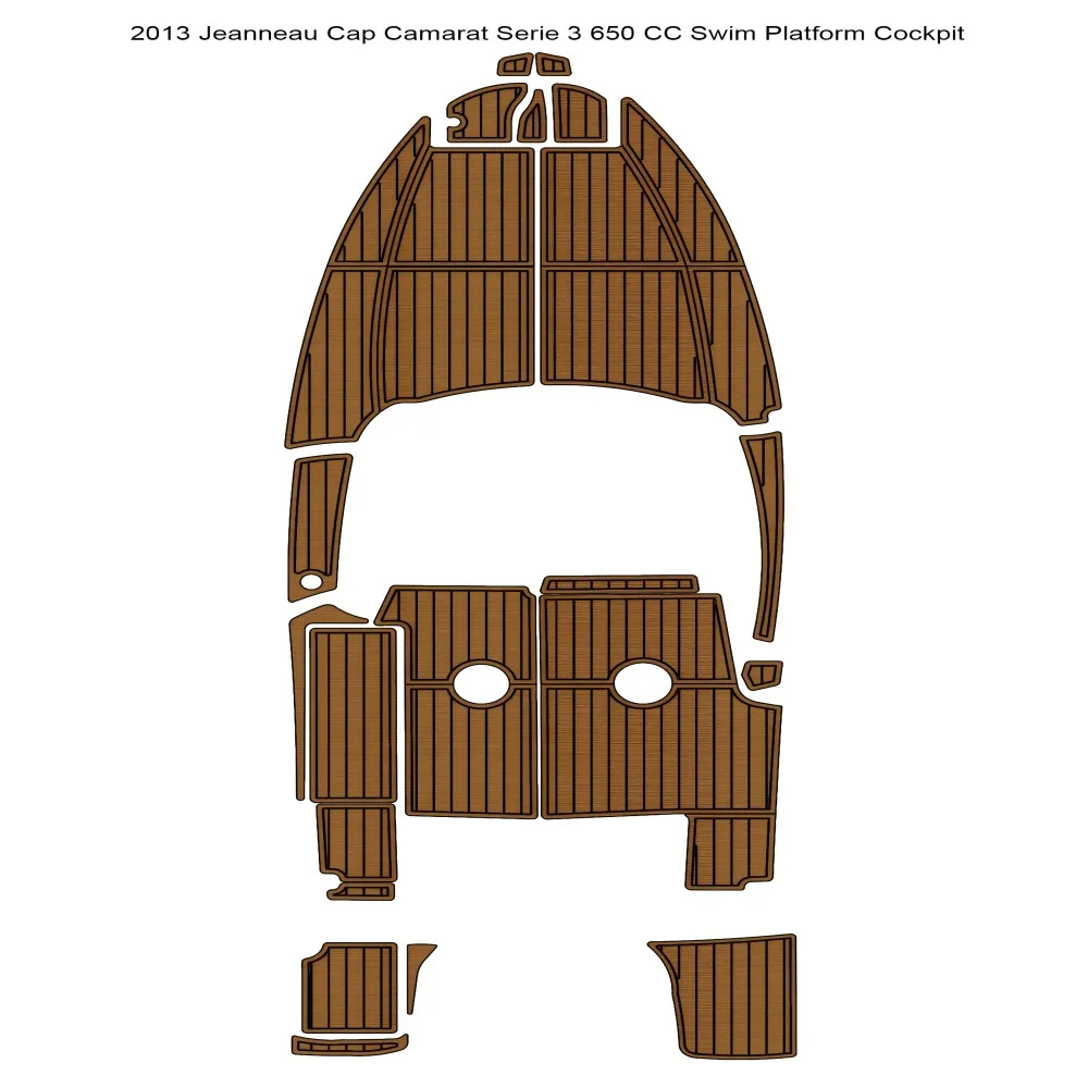 Кепка Jeanneau 2013 Camarat Serie 3 650 CC платформа для плавания кокпит лодка напольный коврик