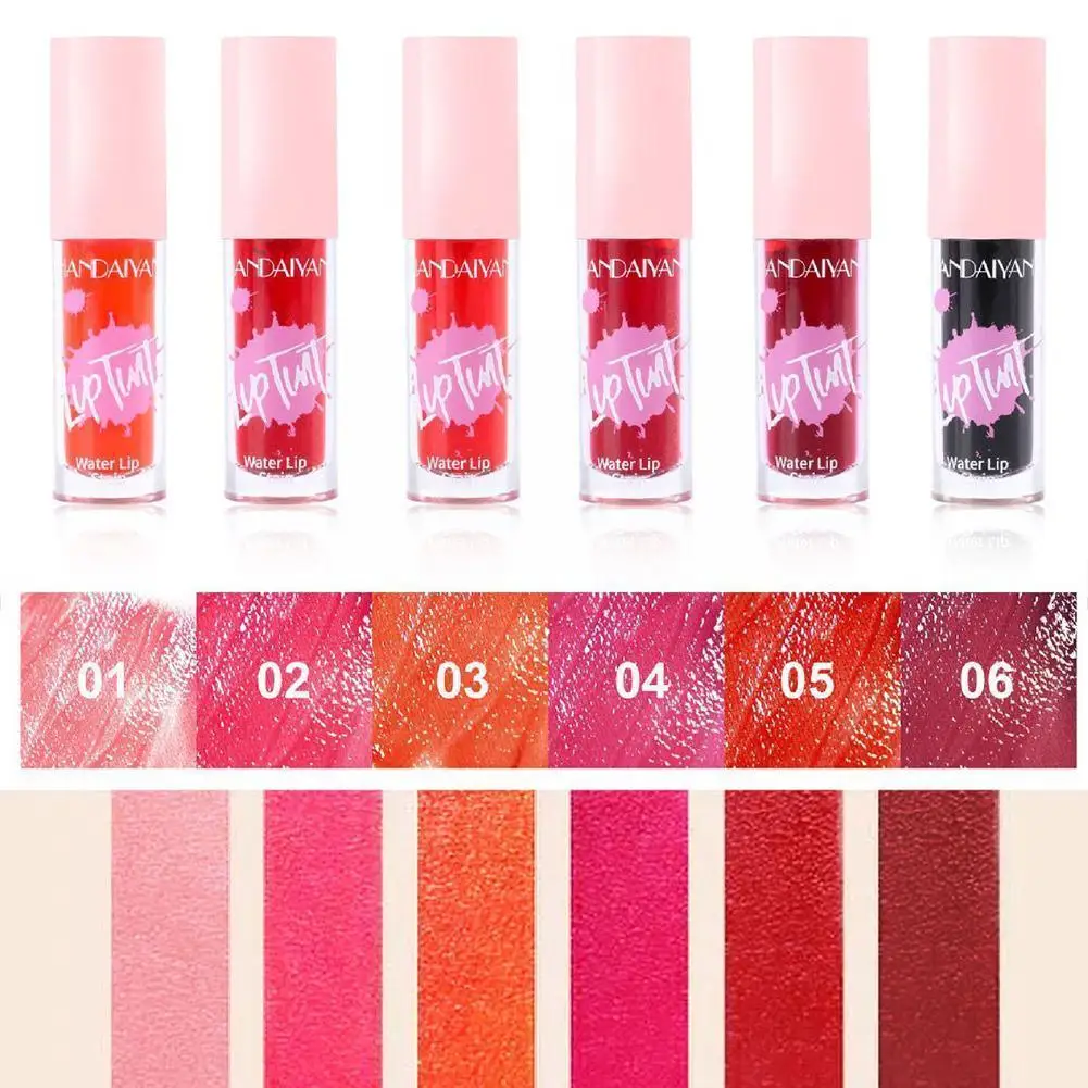 

Handaiyan Lip Gloss Long Lasting Moisturizing Lip Tint Lipstick Glaze Lip Cosmetics Cup Non-stick Makeup Non-fading L9Q5