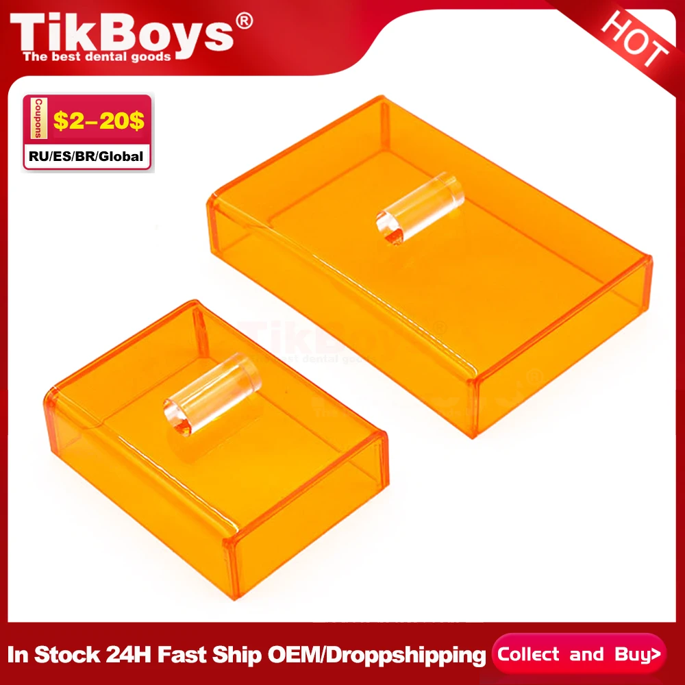 

Dental Resin Shading Box Plastic Shade Cover Oral Light-Proof Aesthetic Protective Cover Dentistry Storage Box Dentist Tool