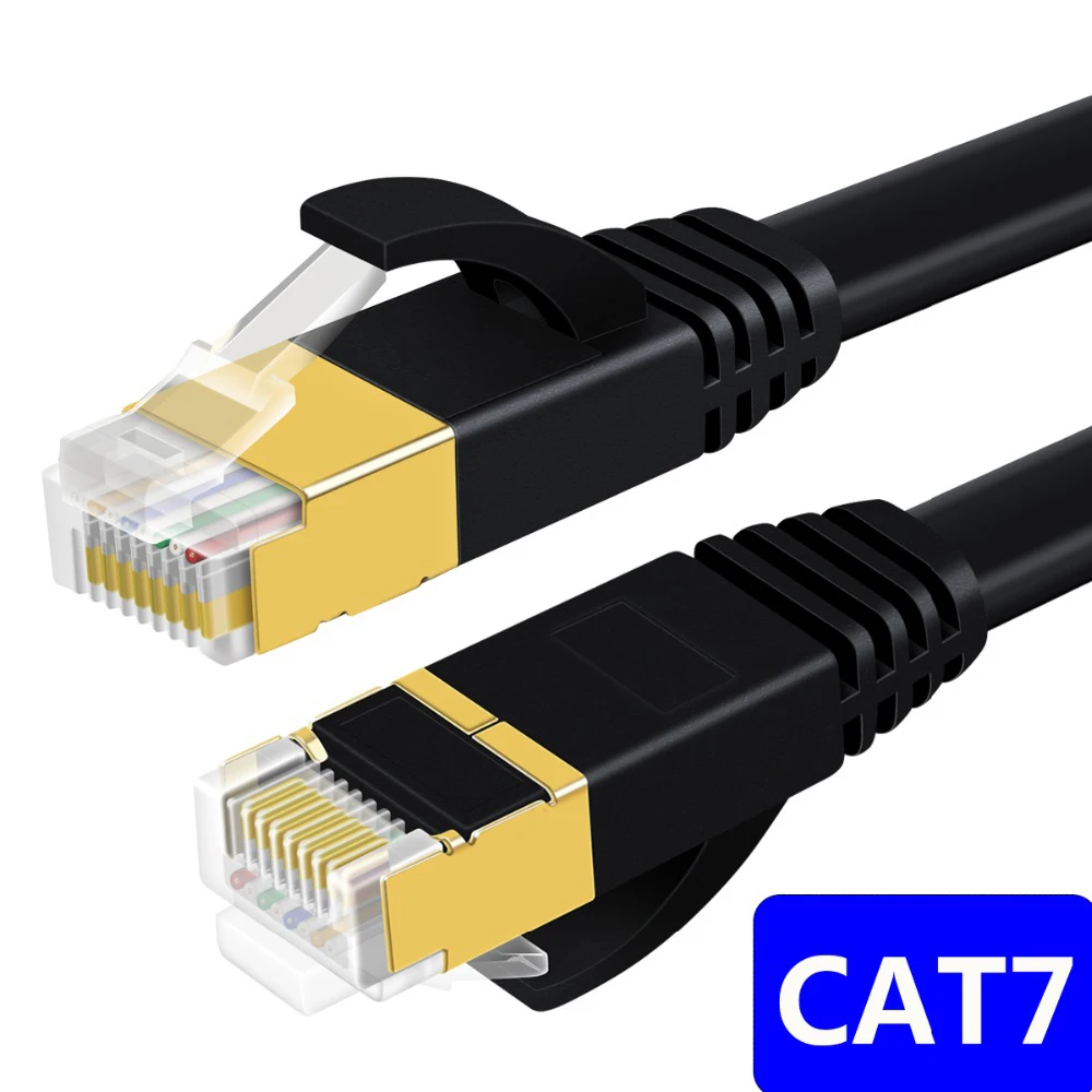 

B4482 CAT7 Cat8 Lan Kabel RJ45 Kat 7 8 Kabel Rj 45 Ethernet Netwerk Kabel Korte Patch Cord 30Cm 10M 15M 20M Voor Laptop Router