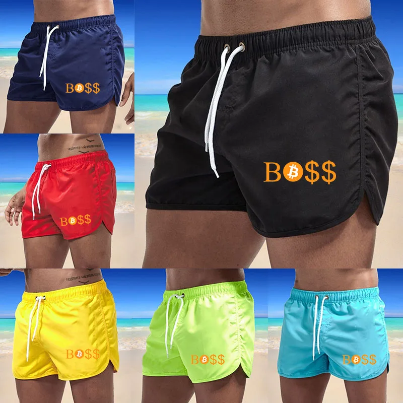 

Летние мужские плавательные шорты, мужские купальные трусы, сексуальные пляжные шорты, Мужская одежда для серфинга, штаны