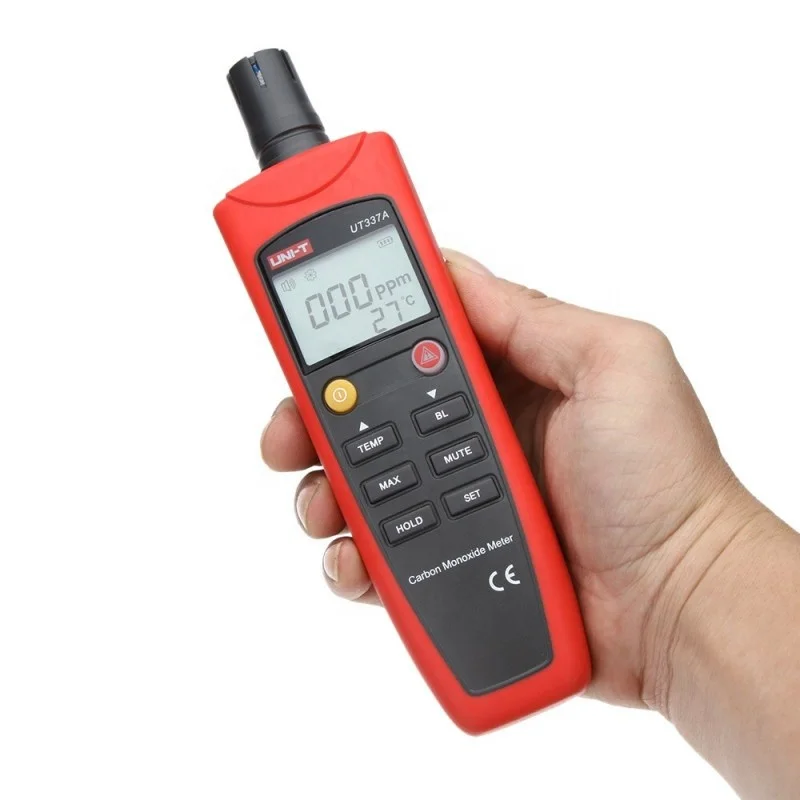 

UT337A CO Meter Carbon Monoxide Detector Gas Analyzer Co Sensor Alar-m 1000ppm