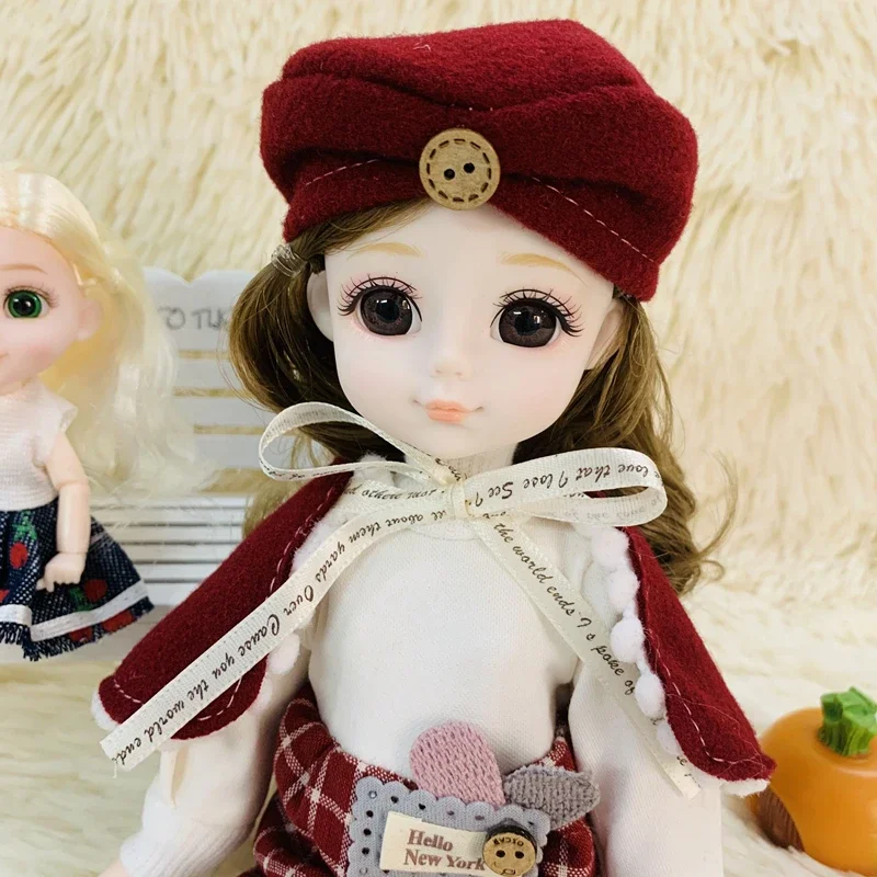 Шарнирные куклы BJD 1/6 20 шарниров полный комплект с модной одеждой мягкий парик 3D