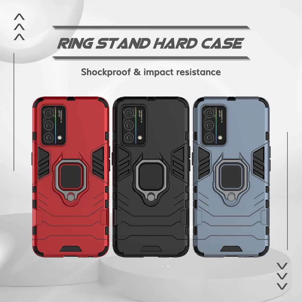 UFLAXE Original Shockproof Case for Realme Q3 / Q3 Pro 5G / Q3 Pro Carnival Back Cover Hard Casing with Ring Stand enlarge