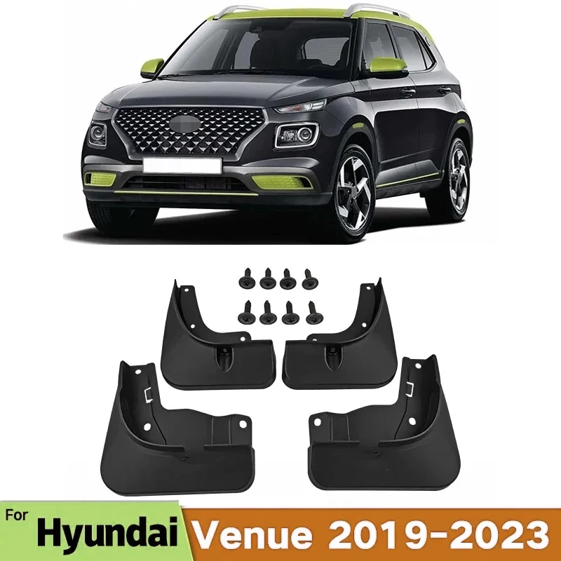 

Брызговики для Hyundai Venue 202 2021 2022 2019, брызговики на крыло, передние и задние брызговики, автомобильные аксессуары