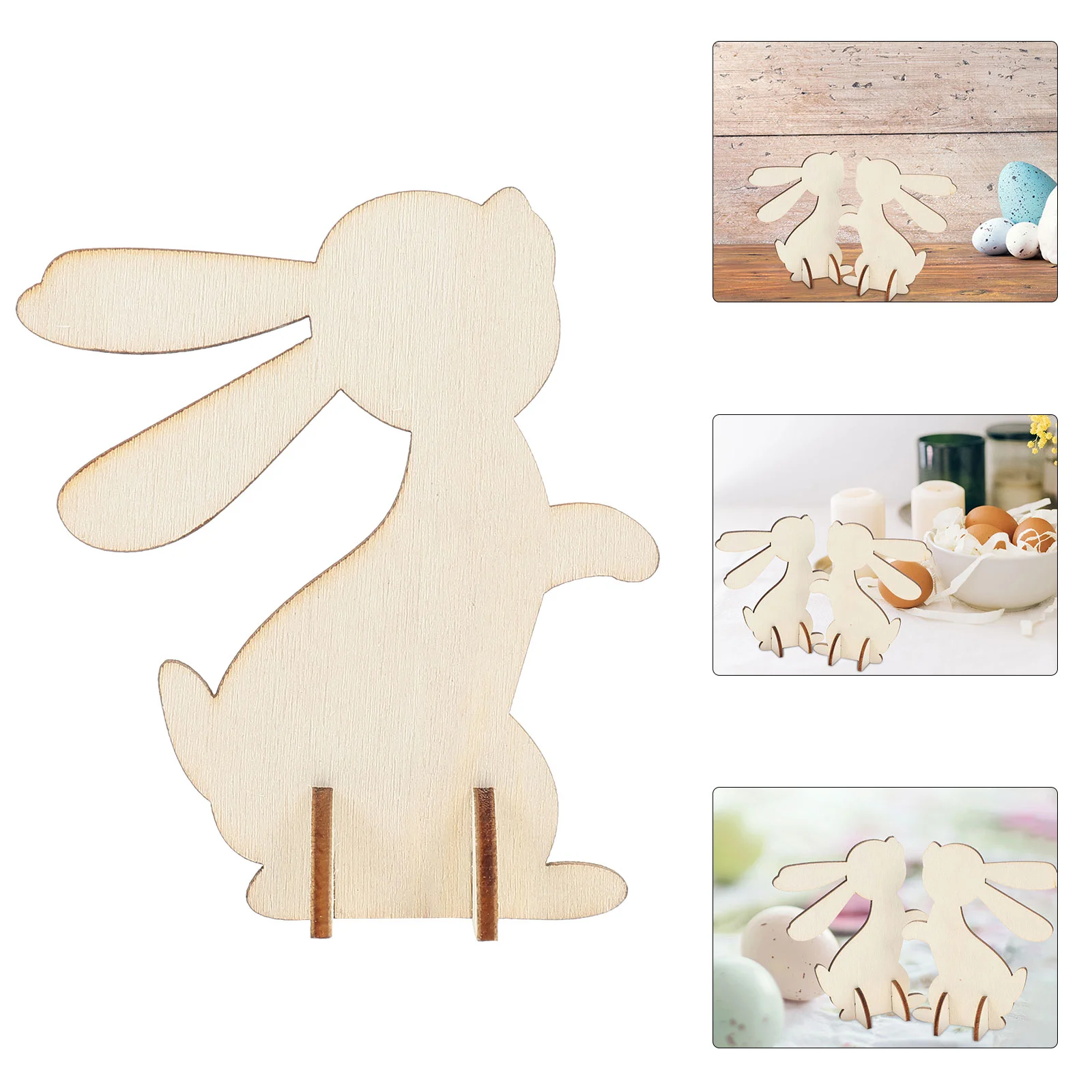 

Easter Wooden Cutouts Bunny Craft Table Centerpieces Blank Ornaments Diy Toys Unfinished Slices Crafts Embellishments Wood Sign