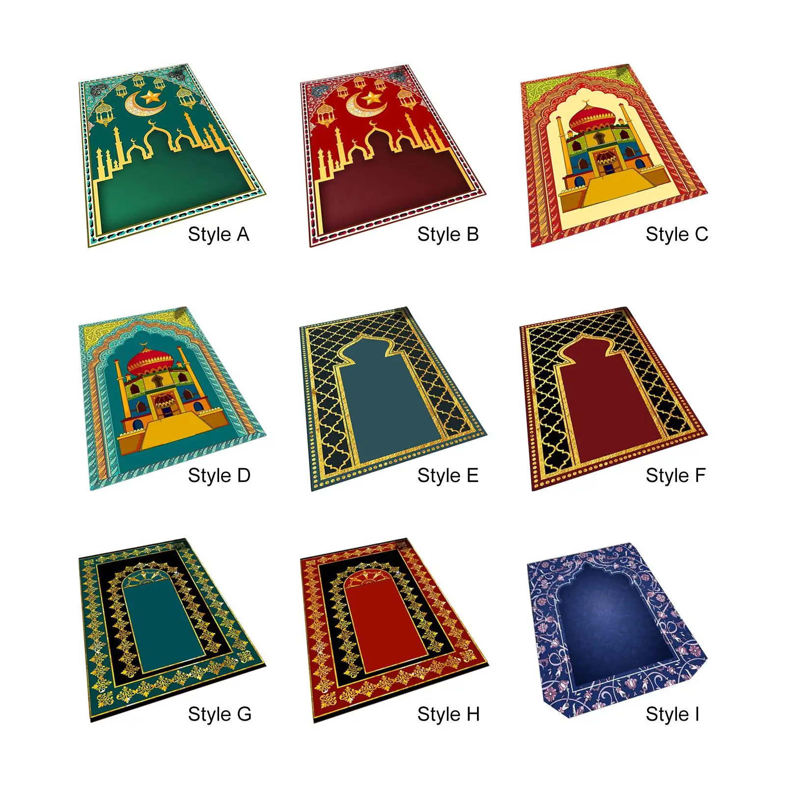 

Carpet Area Rug Bedroom Thickened Floor Mat Hajj Ramadan Office Wedding Eid Birthday Prayer Mat Ramadan Present Decor