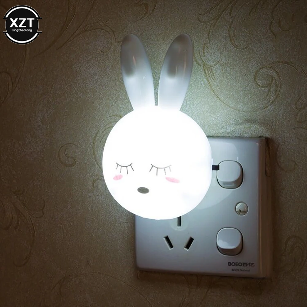 

LED ночник Кролик 3 цвета детский