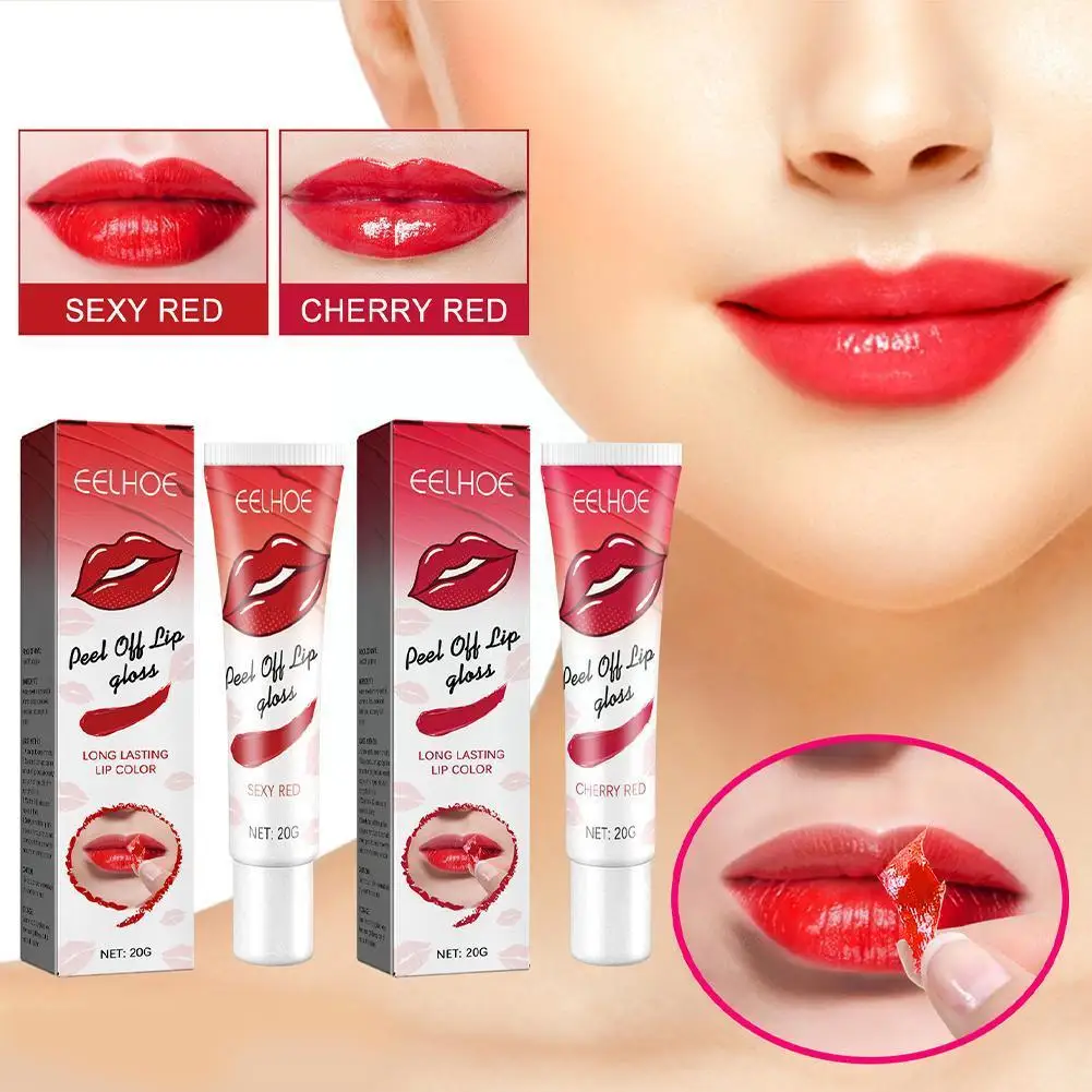 

Lip Stain Peel Off Moisturize Lip Color Amazing Peel Off Liquid Lipstick Long Lasting Tear Off Lip Gloss Lip Stain For Wome N6O6