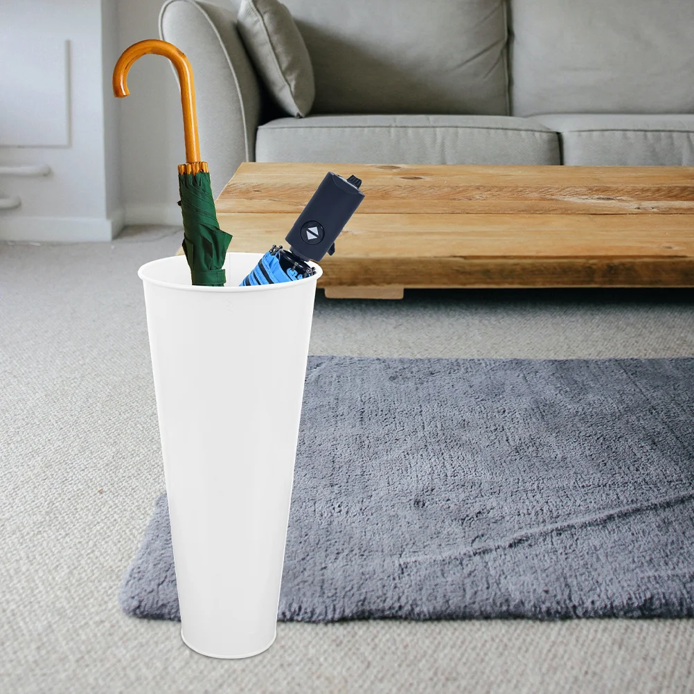 

Umbrella Stand Decorative Holder Iron Sheet Storage Bucket Home Entryway Rest Rack