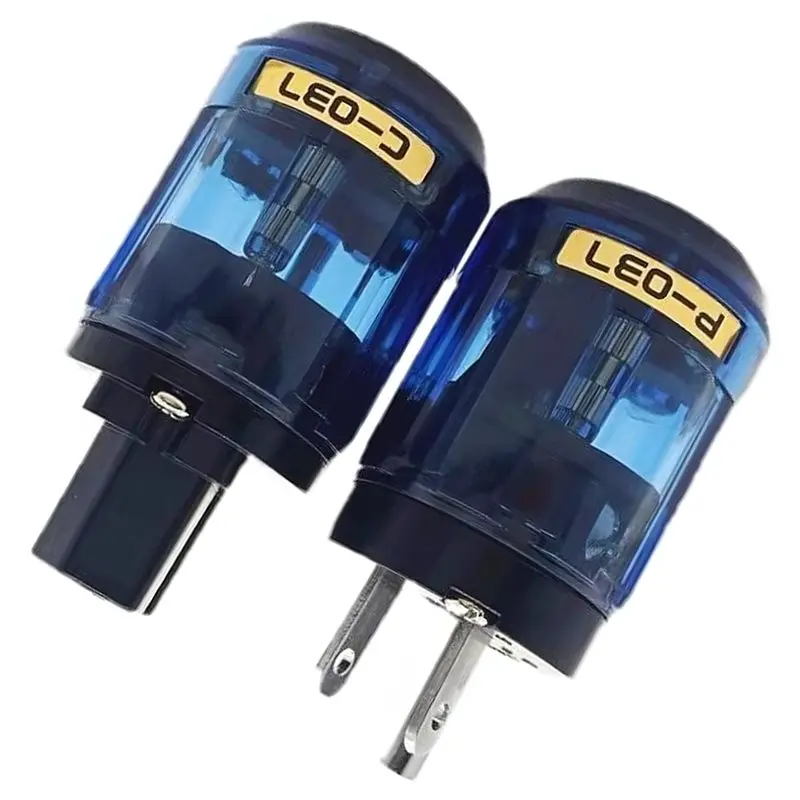 Аудиоразъемы Hi-Fi C-037 P-037 с родиевым покрытием, IEC, 2 шт., гнездо-штекер, прозрачные, стандарт США, MATIHUR (art.: 3920d4d439caf) - 3920d4d439caf