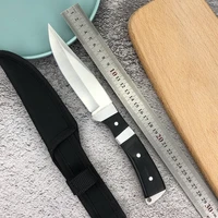 stainless steel boning knife kitchen slicing knife fruit kitchen knife butcher knife outdoor camping knife with sheath