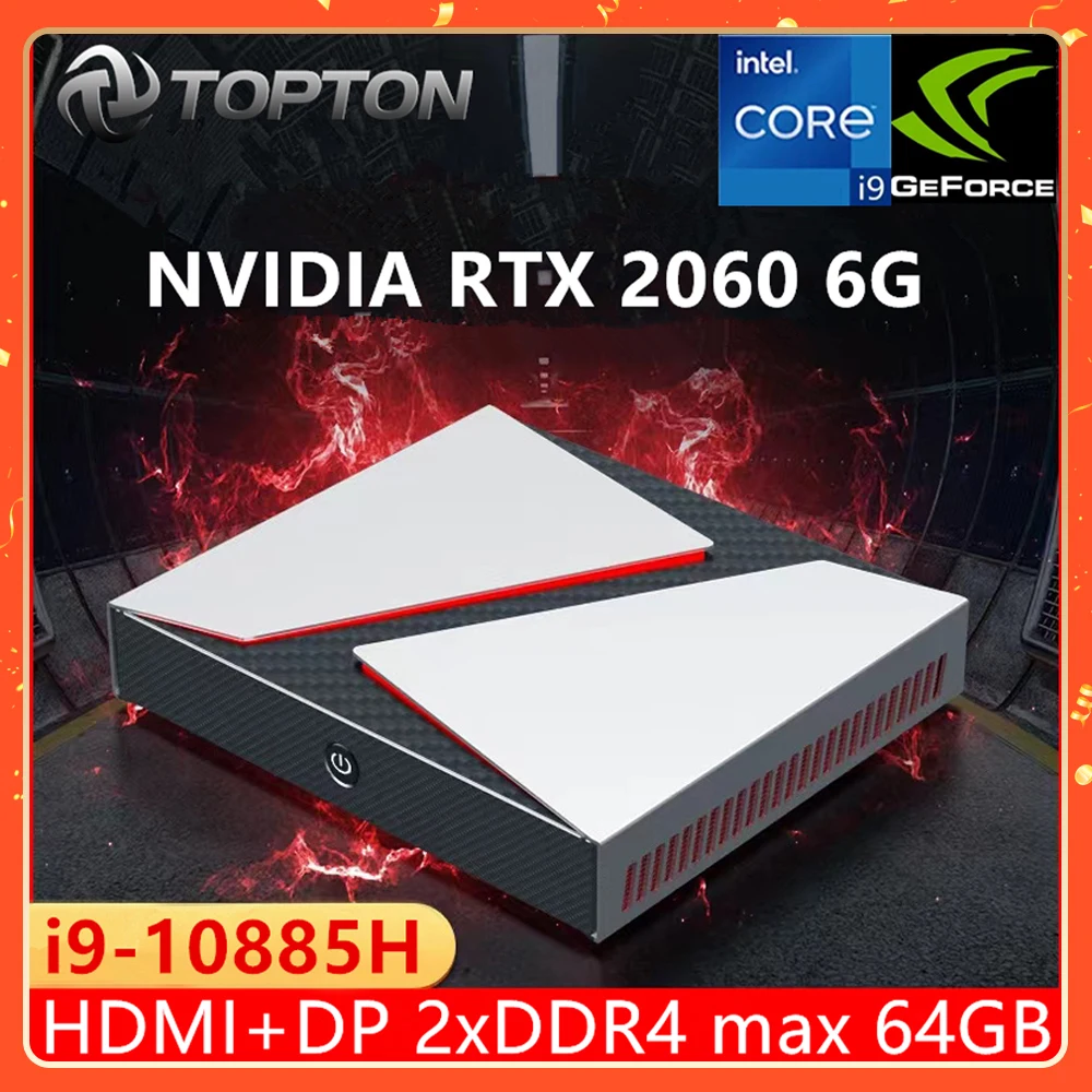 

Gaming PC Mini Computer Intel i9 10885H i7 10870H NVIDIA RTX 2060 6G Windows 11/10 Desktop NVME SSD Dual DDR4 Gamer Destop