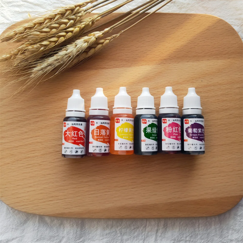 1 набор разнообразных цветов натуральные чернила пищевая краска искусственное