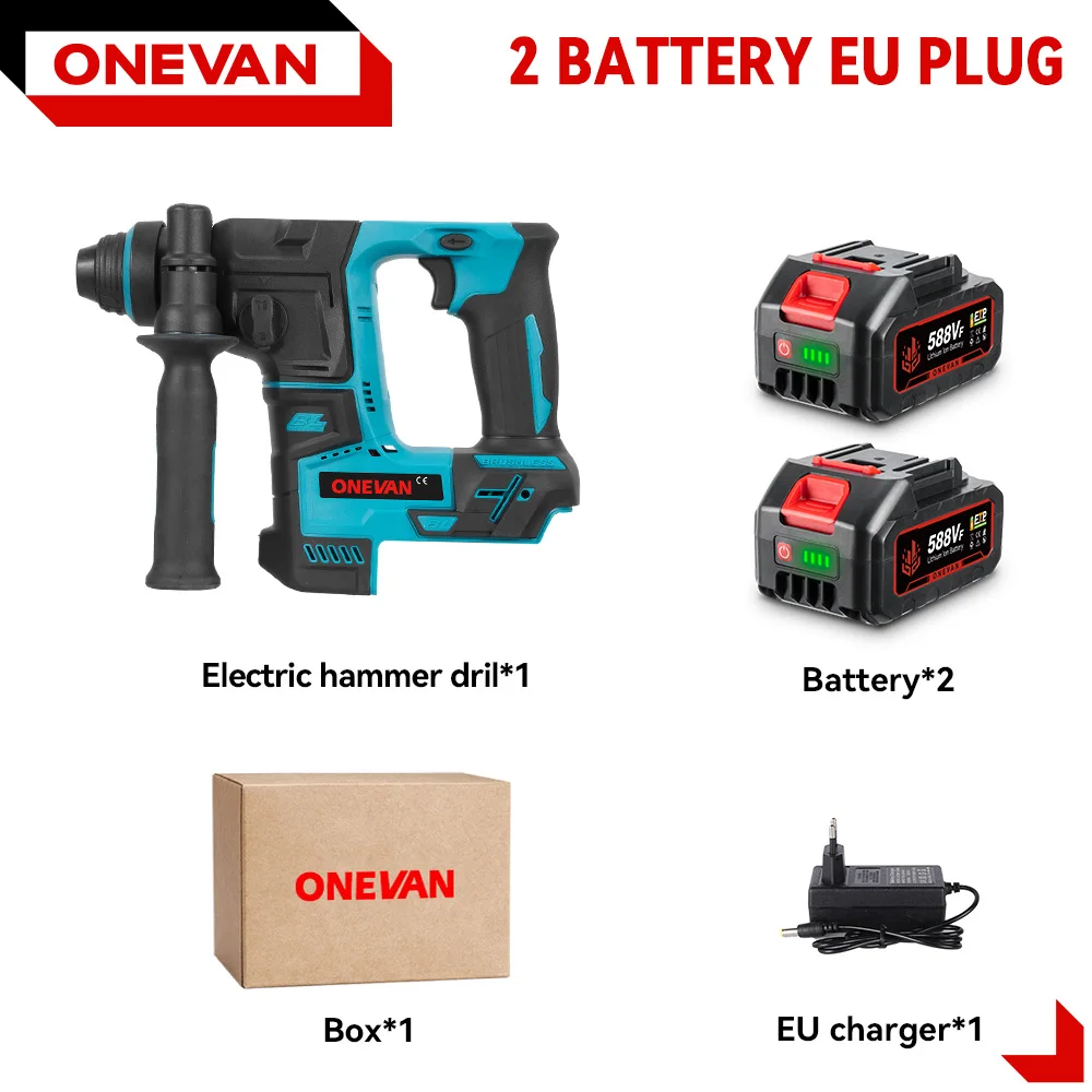 

ONEVAN Бесщеточная ударная дрель 27 мм 6200 IPM