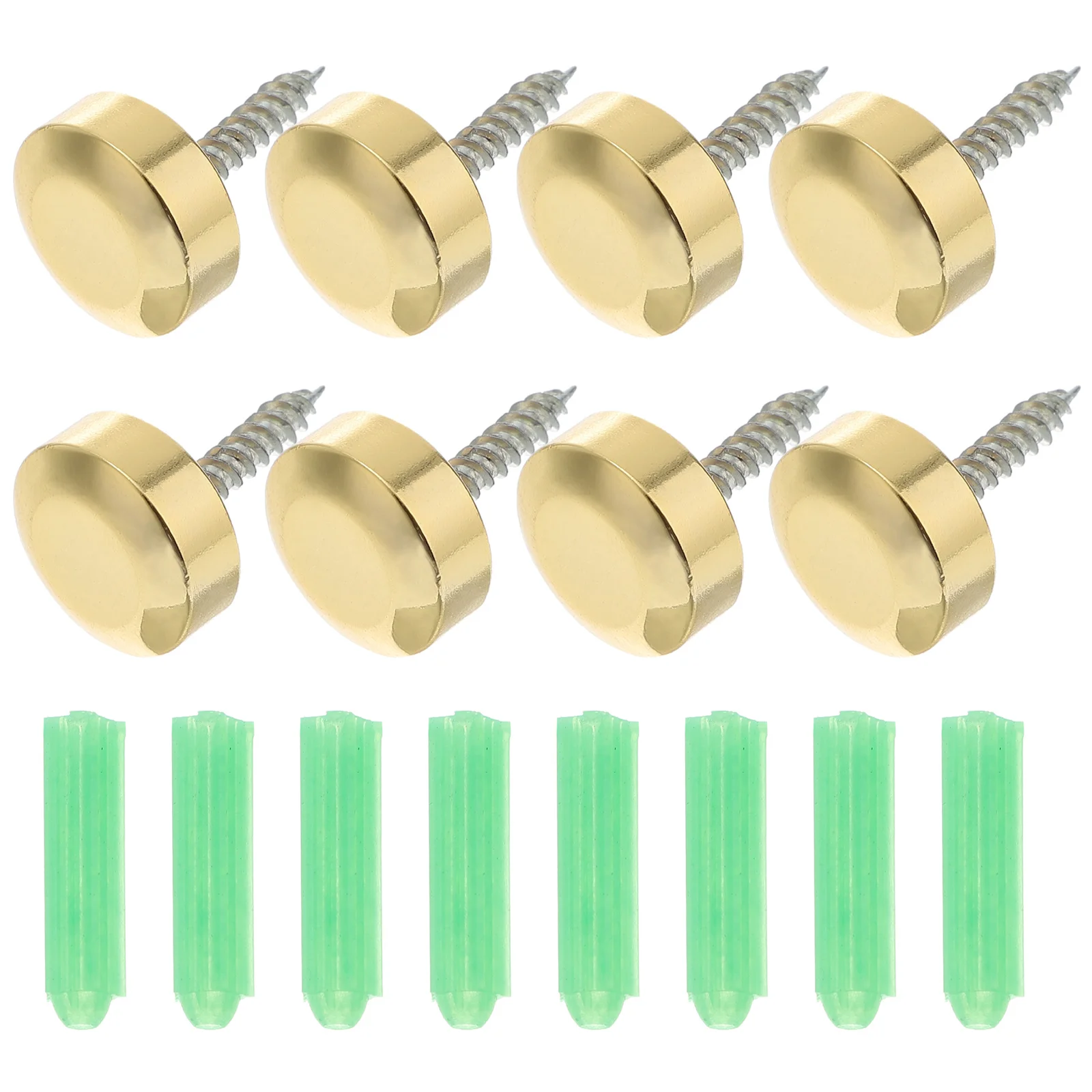 

Mirror Screw Caps Screws Decorative Covers Advertising Nails Standoff Sign Nailmount Wall Hardwareholder Fixing Metal Mounting