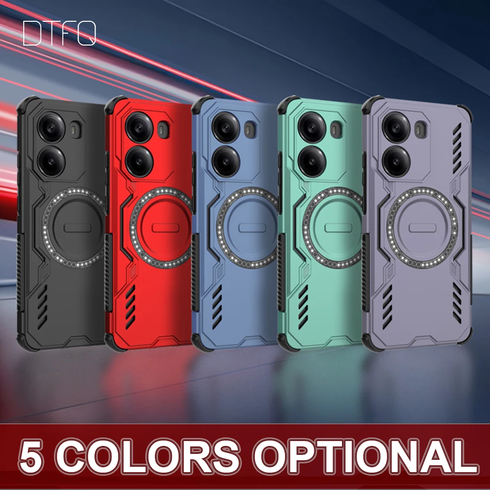 Чехол для POCO X7 Pro, противоударный чехол, противоударный чехол, магнитный бронированный чехол для Xiaomi POCO X7 Pro 5G (art.: 3920cfbaad3fe) - 3920cfbaad3fe