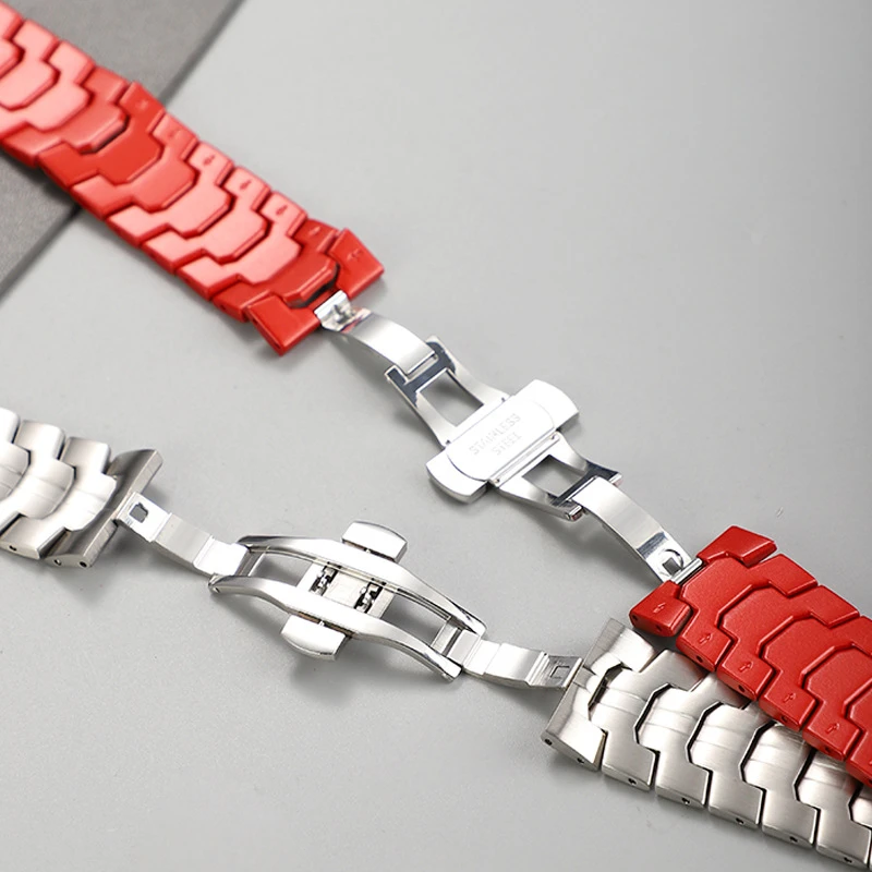 Haylou Solar Plus Rt3 Совместимый Металлический Ремешок Из Нержавеющей Стали Для 2pro Rs5 R8 S8