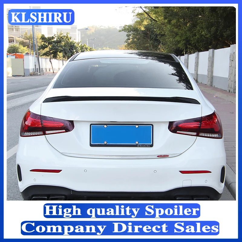 

Glossy Black Rear Trunk Spoiler Tail Wing Lip For Mercedes Benz W177 AMG Line Sedan A180 A200 A220 A160 A250 A35 2019 2020 2021+