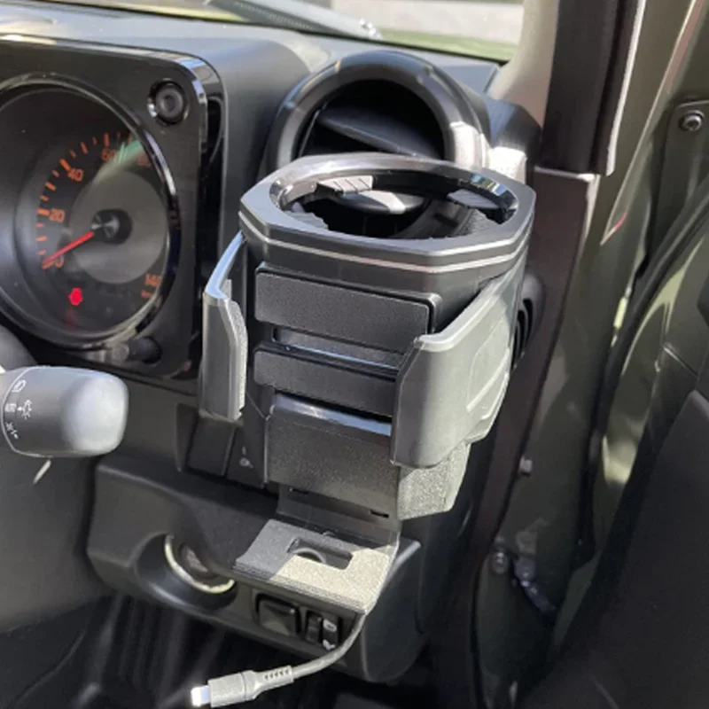 

Автомобильный держатель для стакана на приборную панель и кронштейн для телефона для Suzuki Jimny JB74w JB64 2019-2024, интерьерные автомобильные аксессуары, держатель для напитков из АБС-пластика