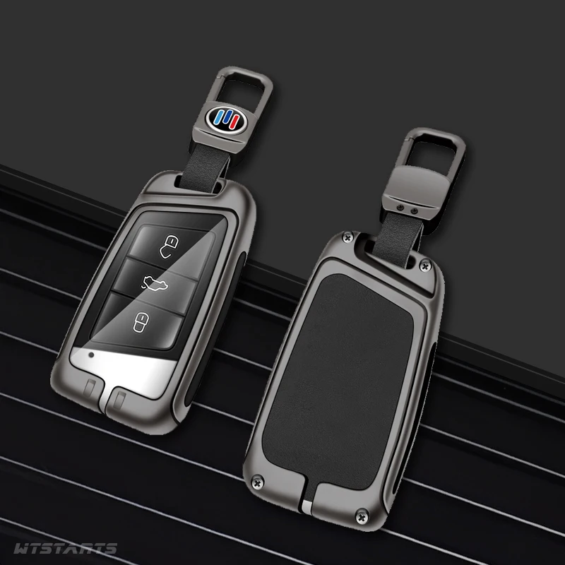 

Zinc Alloy Car Leather Keychain Case Shell For Volkswagen Magotan Passat B8 Golf For Skoda Kodiaq Superb A7 Interior Accessories