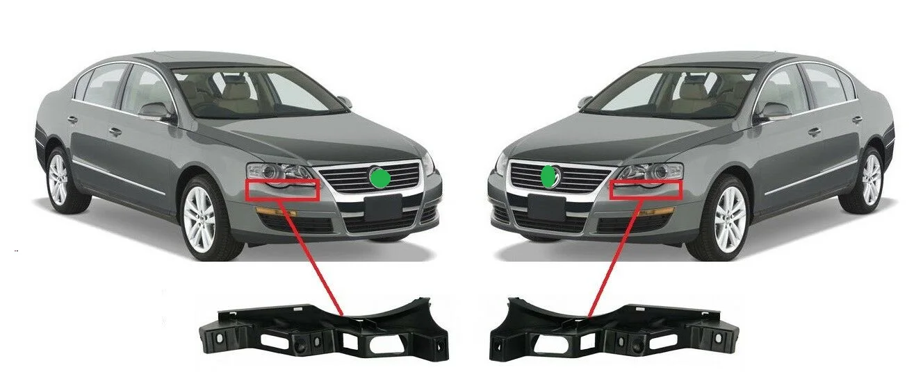 

Передняя внутренняя подставка фары, кронштейн бампер для VW Passat B6 2007 2008 2009 2010 2011 3C0807889A 3C0807890A