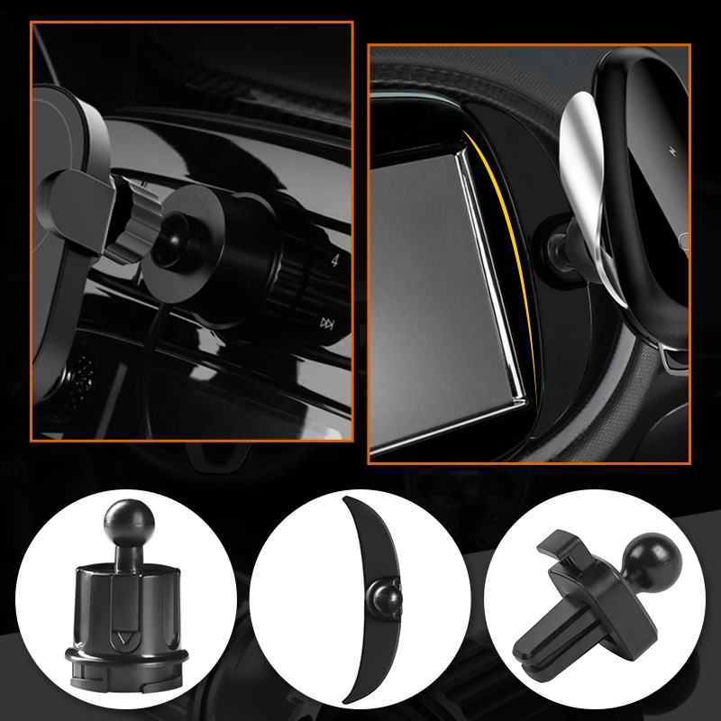 Держатель телефона для навигации на автомобильном воздуховыпускном отверстии