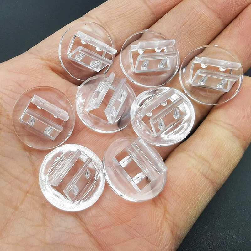 

10 Pcs 2cm Plastic Cards Stand Unique Transparent Fixed Props for Paper Board Games Cards Table Games
