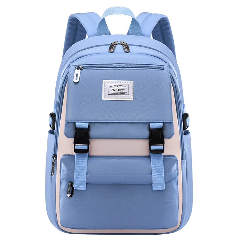 Синие рюкзаки для девочек начальной школы 1-6 классов, школьные ранцы, легкие повседневные Детские ранцы, ранец для мальчиков, детский рюкзак