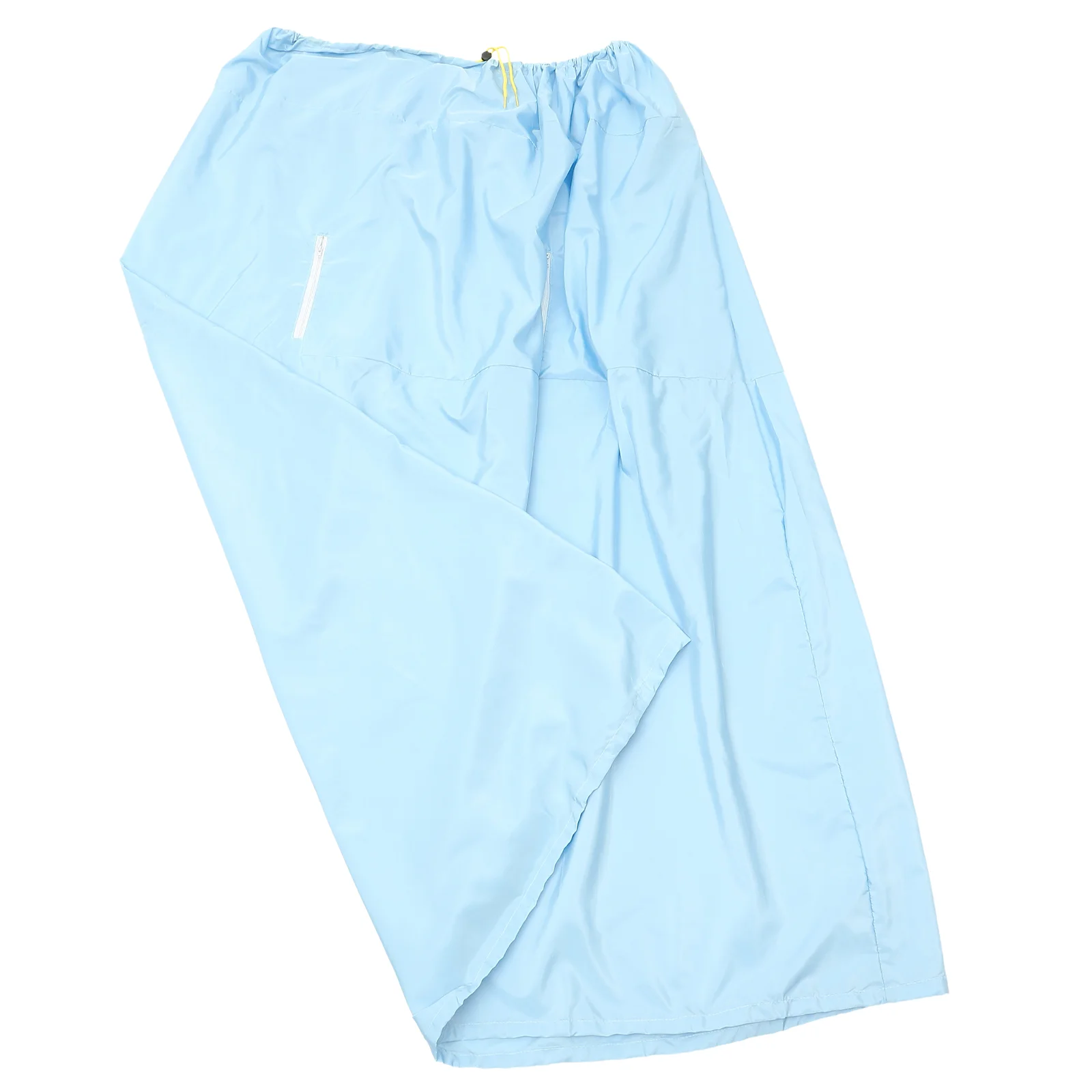 

Men Vest Steam Robe Women Dress Gown Drawstring Bathrobe Spa Tarpaulin Man