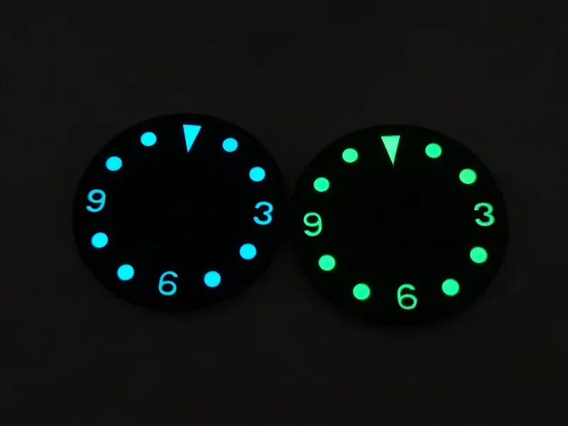 Циферблат часов модифицированный цвет матовый черный без даты Skx007 SKX009 NH36