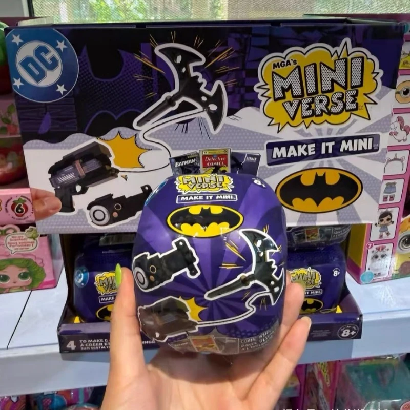 Фото MGA Miniverse Make It X Бэтмен Мини-коллекция Модель Сюрприз-бокс Игрушка Фигурка для сборки Тематическая аниме-фигурка Украшение Подарки №2