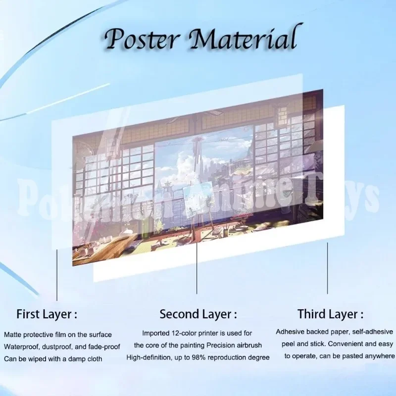 Demon Slayer Self-adhesive Anime Poster Hashira Nezuko Agatsuma Zenitsu Inosuke Wall Painting Home Decor Wall Art Room Kid Gift (art.: 3920ca6ad9a67) - 3920ca6ad9a67