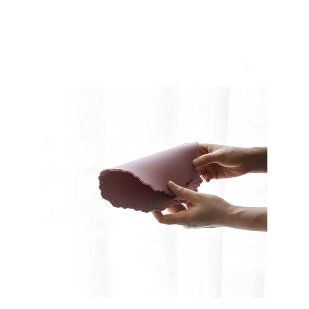 2 шт. кружевная силиконовая подставка под столовую посуду