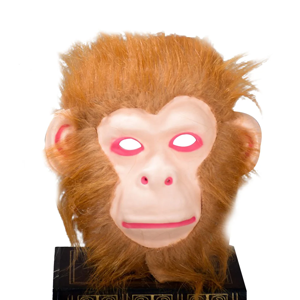 

Halloween Horrible Realistic Free Size Scary Creepy Monkey Masquerade Supplies Party Props Cosplay Costumes