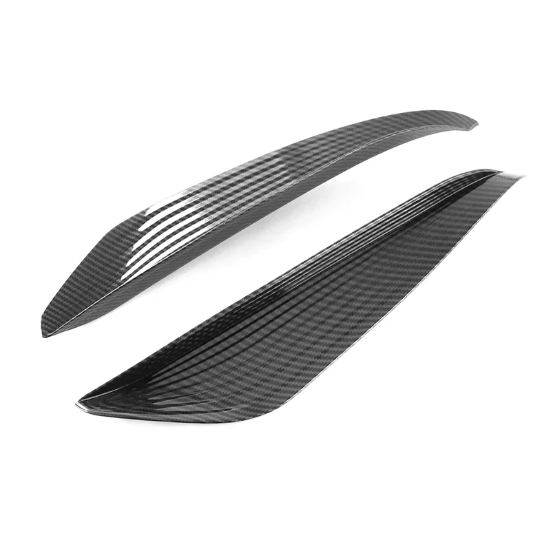 

Car Carbon Fiber ABS Rear Fog Lamp Eyebrow Wind Cover Sticker Cover Trim Car Styling Fit for Toyota BZ4X Pro 2022