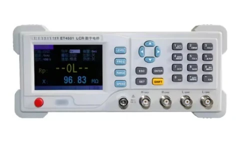Фото Новый настольный LCR-тестер ET4501 ET4502 ET4510, цифровой измерительный мост 10 Гц~100 кГц с плавной регулировкой частоты 1 Гц №1